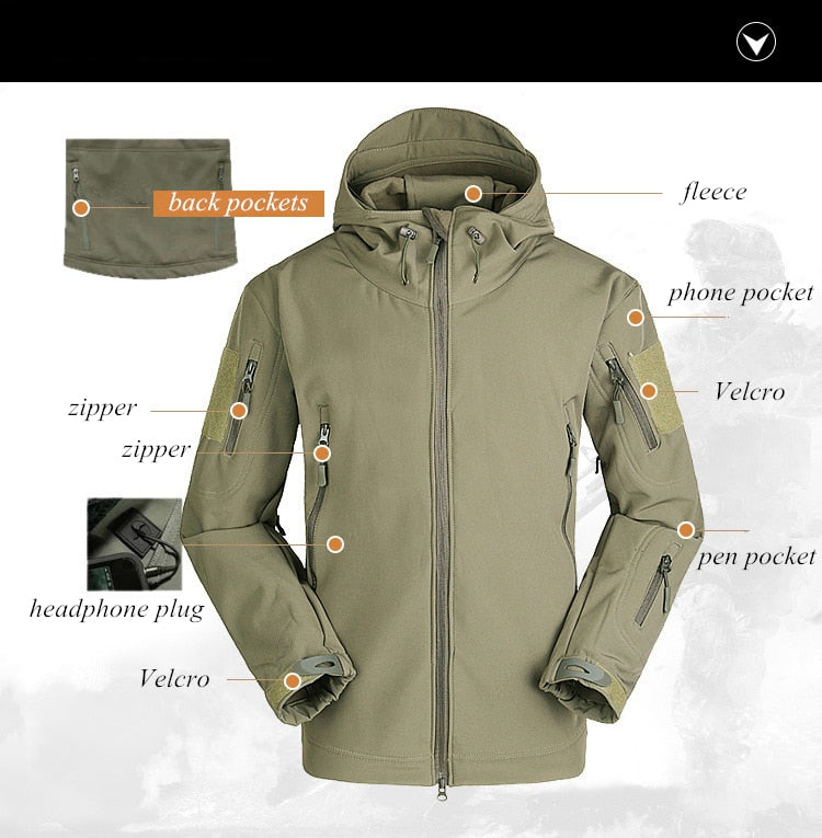 Fleece hunting jacket for men – Sportchief