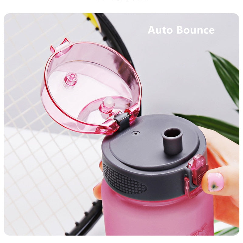 Water Bottle With Rope Outdoor Drinking Bottles For Hiking