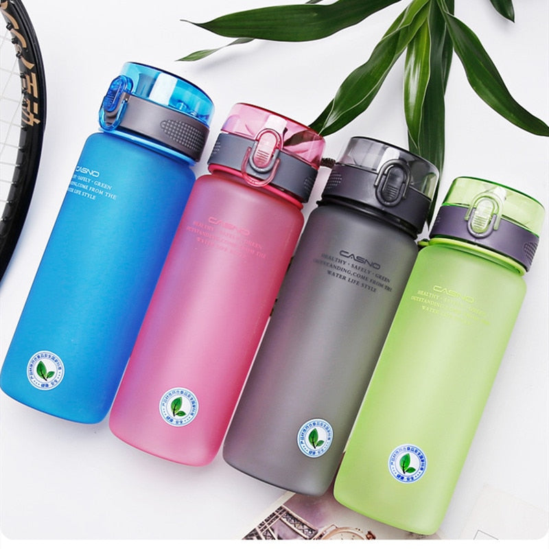 Water Bottle With Rope Outdoor Drinking Bottles For Hiking