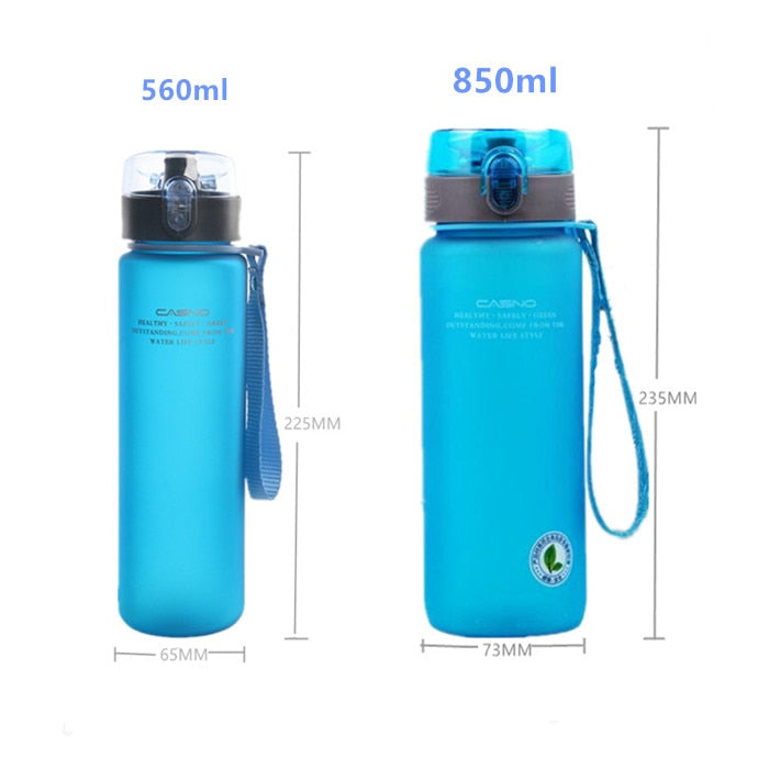 Water Bottle With Rope Outdoor Drinking Bottles For Hiking