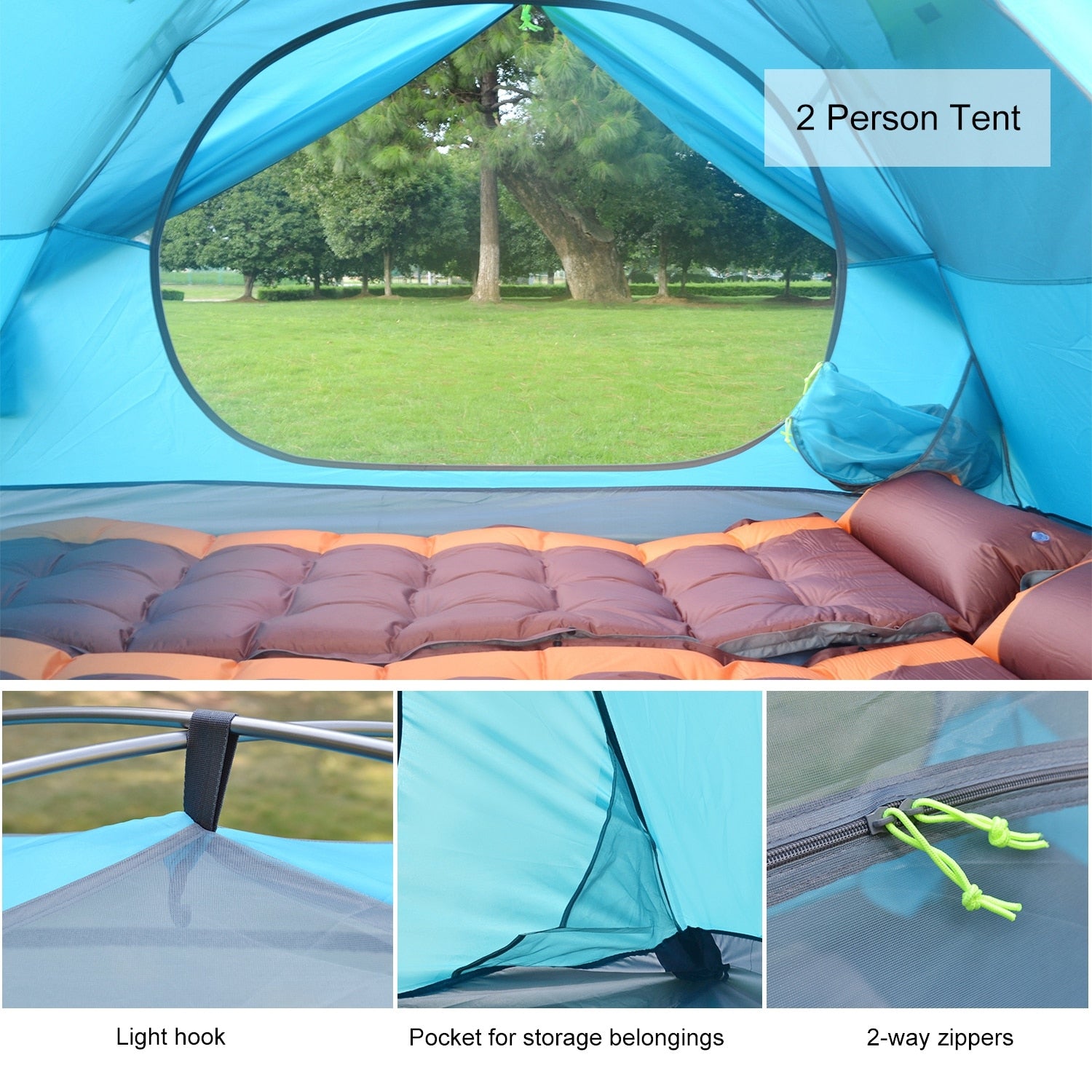 Camping Tent Lightweight Waterproof Portable