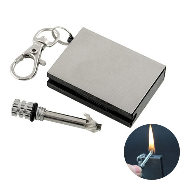 Fire Starter Metal Match Outdoor Lighter Gas Cigar Camp