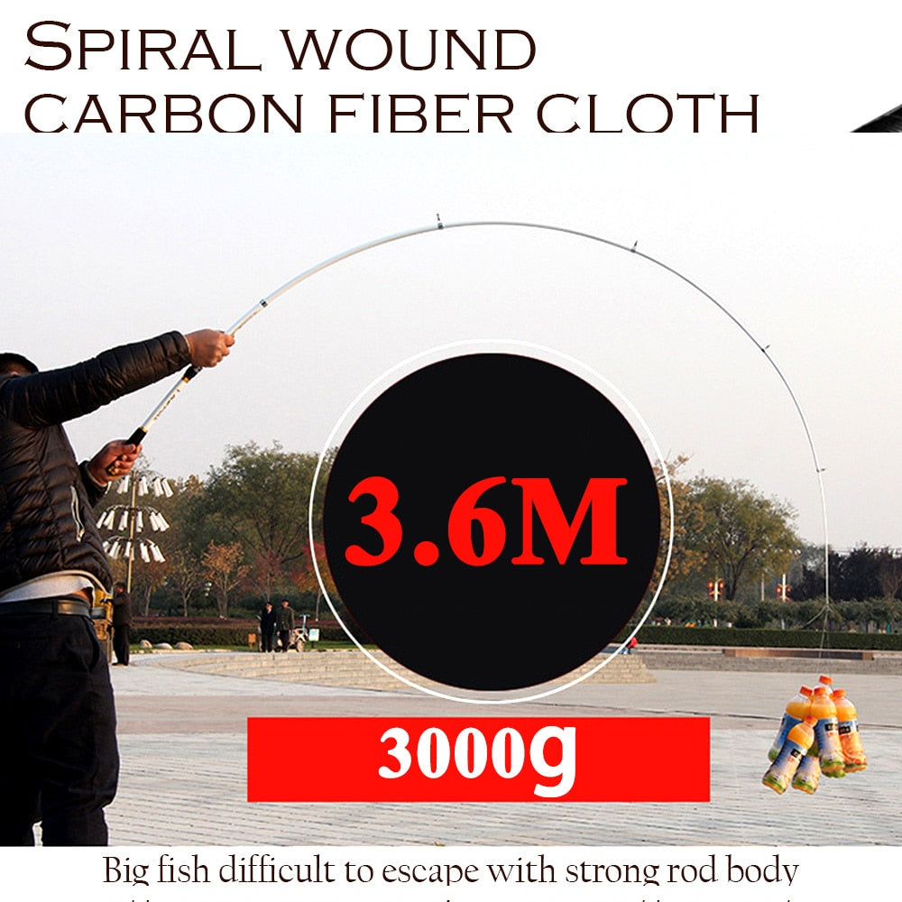 Carbon Fiber Telescopic Fishing Rod - Iron Red Outfitters