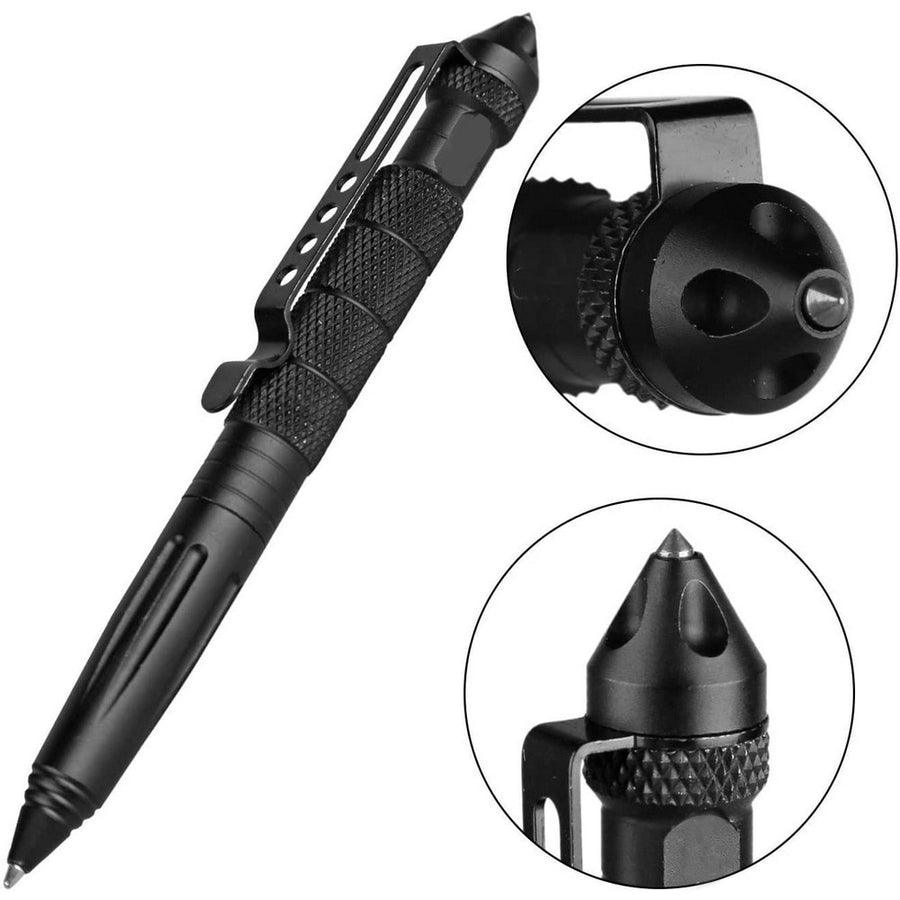 Military Tactical Pen Self Defense Glass Breaker Pen Outdoor Tool.