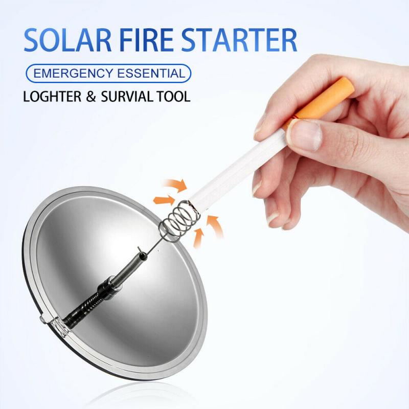 Outdoor Solar Lighter Camping Survival Fire Waterproof Starter.