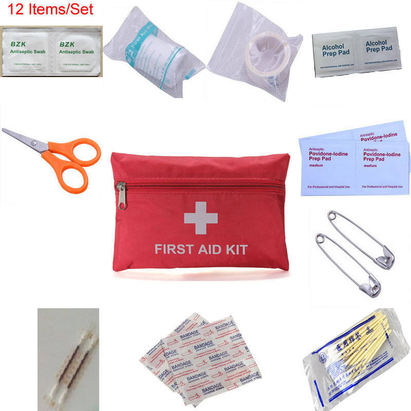 Outdoor First Aid Kit For Emergency Survival Treatment Camping