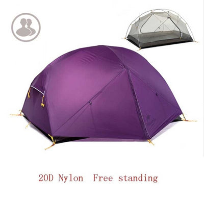 Camping Tent Nylon Double Layer Waterproof Tent