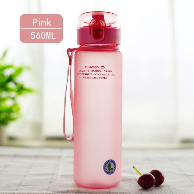 Water Bottle With Rope Outdoor Drinking Bottles For Hiking