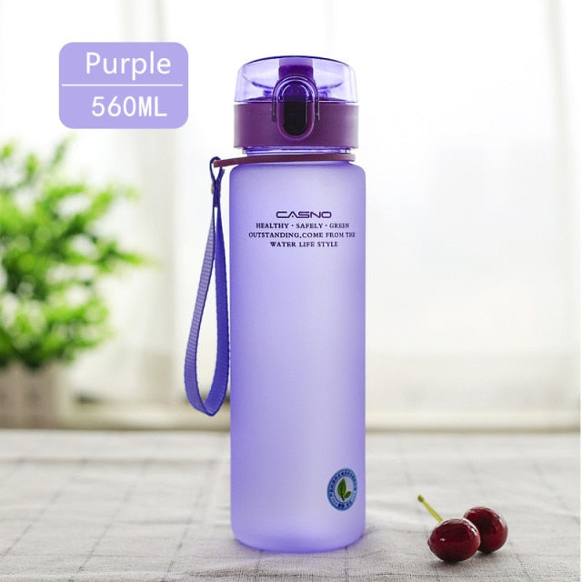 Water Bottle With Rope Outdoor Drinking Bottles For Hiking