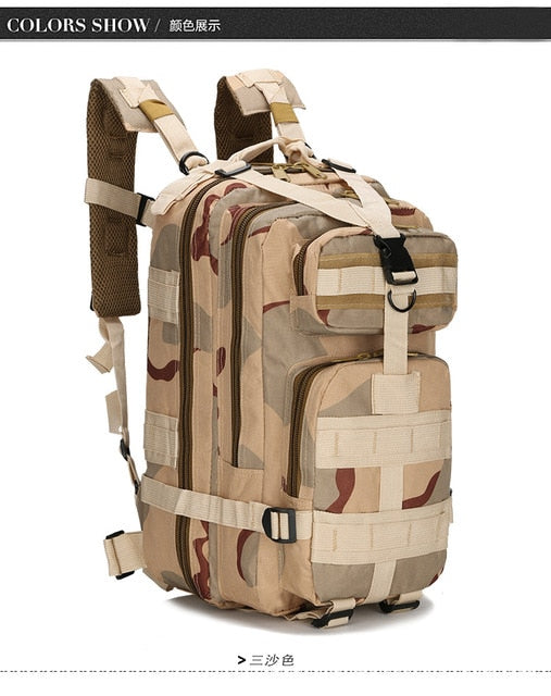 Outdoor Waterproof Tactical Backpack Camping Hiking
