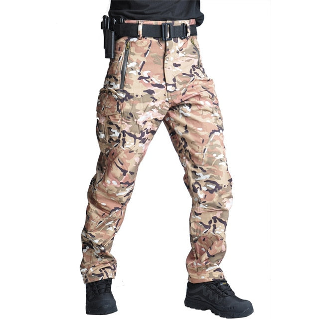 Airsoft Camping Tactical Jacket | Men Softshell Waterproof Camo Jacket