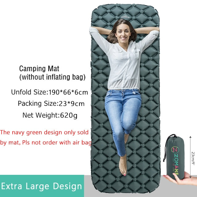 Sleeping Pad Fast Filling Air Bag Camping Pads