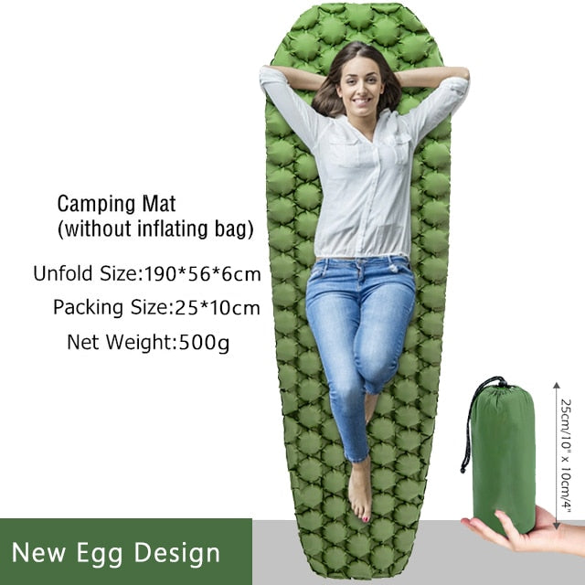Sleeping Pad Fast Filling Air Bag Camping Pads