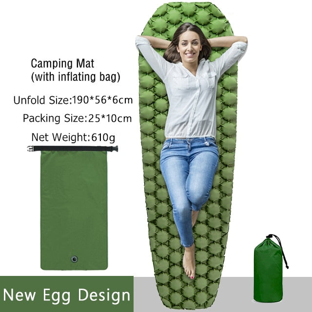 Sleeping Pad Fast Filling Air Bag Camping Pads