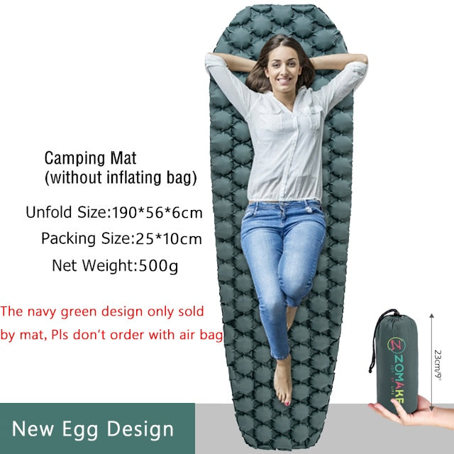 Sleeping Pad Fast Filling Air Bag Camping Pads