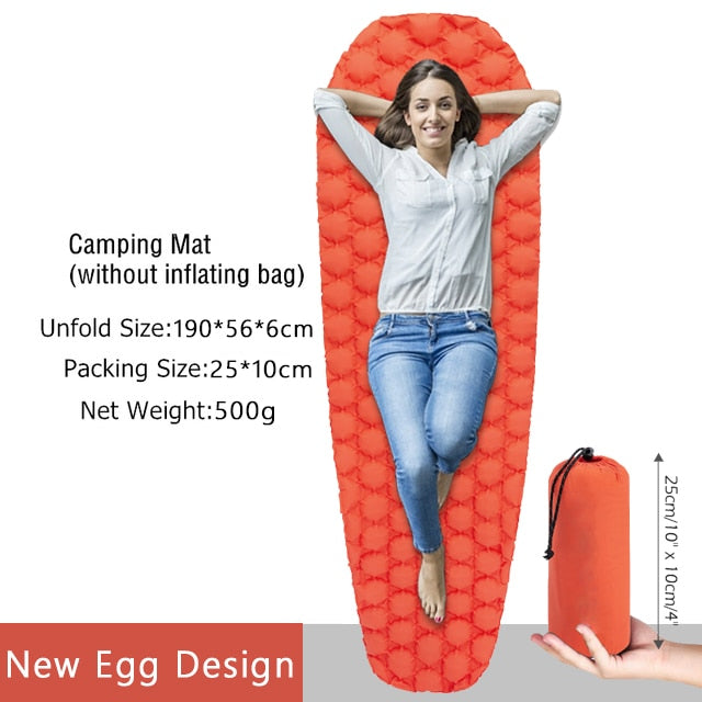 Sleeping Pad Fast Filling Air Bag Camping Pads