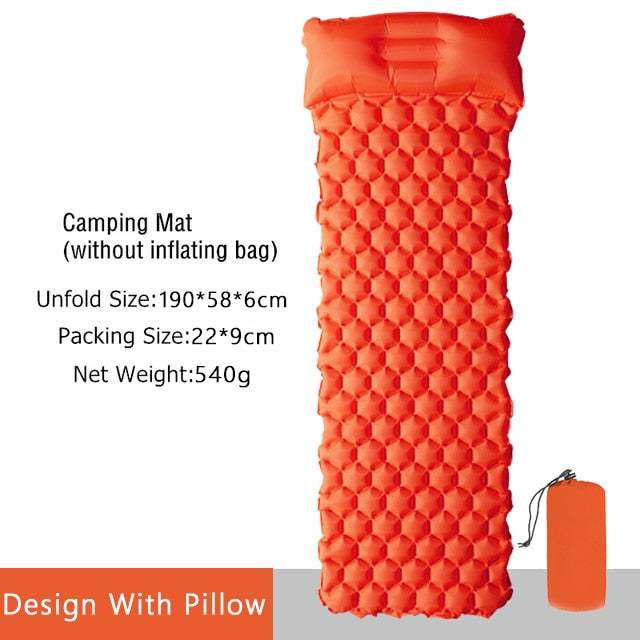 Sleeping Pad Fast Filling Air Bag Camping Pads
